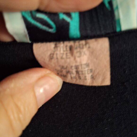 A CoConut Bay Women's Vintage Top Rhinestone V-Neck Office Siren Evening Plus 3X - Picture 6 of 8